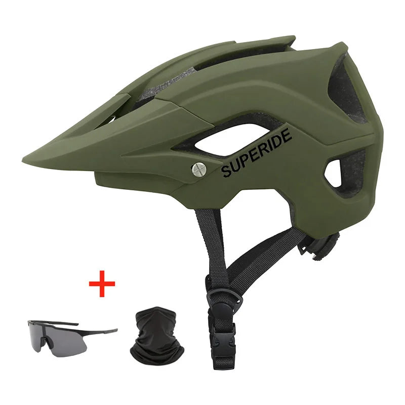 SUPERIDE MTB DH Helmet & Gear Set