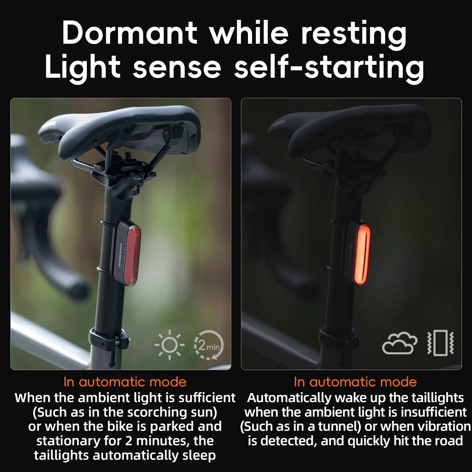 The RockBros AuraTail Smart Light