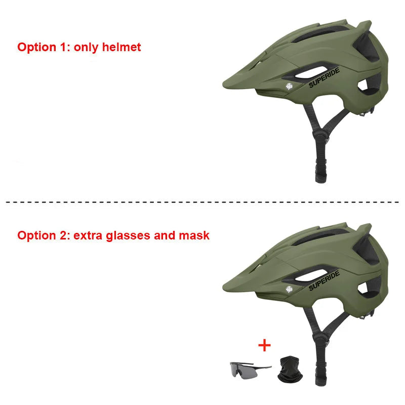 SUPERIDE MTB DH Helmet & Gear Set