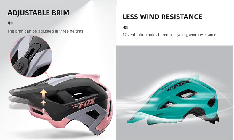 BATFOX 2025 Mountain Bike Helmet