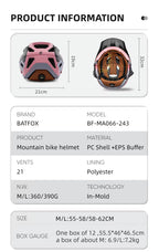 BATFOX 2025 Mountain Bike Helmet