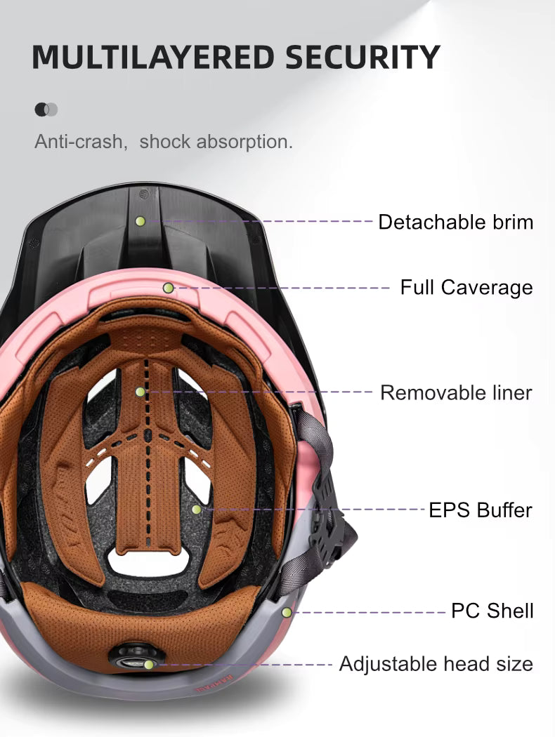 BATFOX 2025 Mountain Bike Helmet