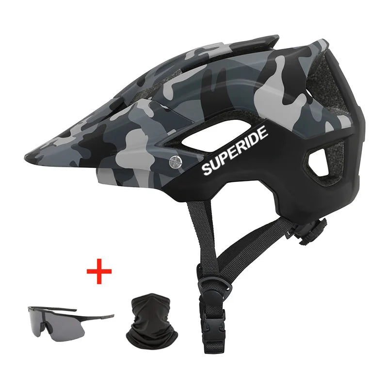 SUPERIDE MTB DH Helmet & Gear Set